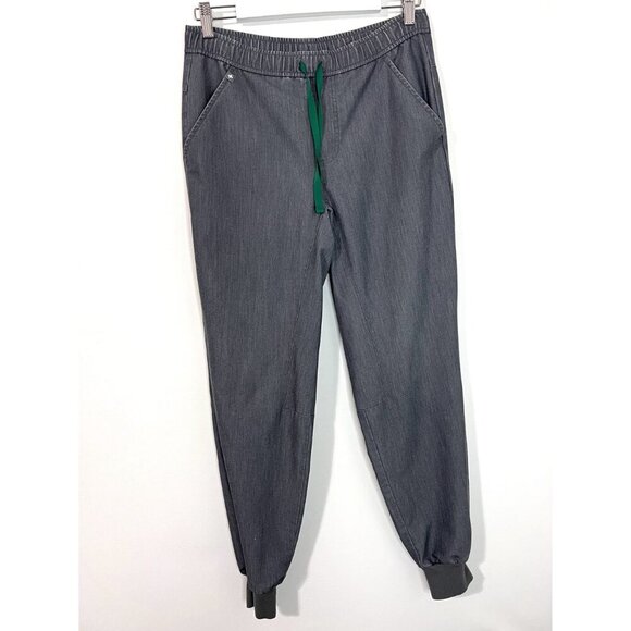 Men's FIGS Gray Tansen Jogger Scrub Pants Medical Size S - Picture 2 of 9